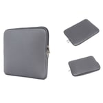 Laptop Sleeve Bag Clutch Wallet Gray 14-inch