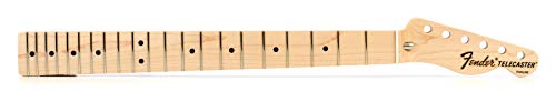 Fender Classic Series '72 Telecaster® Thinline "U" Neck, 3-Bolt Mount, 21 Vintage-Style Frets, Maple Fingerboard