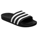 adidas Badtofflor Adilette - Svart/vit, storlek 44½