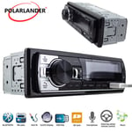 1 Din Autoradio MP3-soitin Stereo Handsfree-puhelut FM Bluetooth ISO-liitäntä USB SD-kortti AUX ohjauspyörän kaukosäätimellä