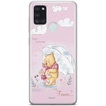 ERT GROUP mobile phone case for Samsung A21s original and officially Licensed Disney pattern Winnie the Pooh and friends 009 optimally adapted to the shape of the mobile phone, case made of TPU