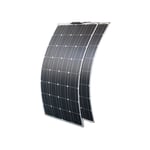 Kit de panneaux solaires, puissance de sortie 100 W, utilisation flexible et extérieure, panneau solaire 200 W