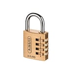 ABUS Padlock Combination 160/40 4 x 8.1 cm Gold 1 x Combination Padlock