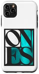 Coque pour iPhone 11 Pro Max Turquoise One Of Them Ones Couleur turquoise Graphique blanc