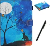 Housse Universelle Tablette 10.1 Pouces Avec Stylet, Coque Pochette Étui De Protection Pour Samsung A 10.1, Huawei M5 Lite/T3 T5 10, Ipad 10.2, Asus Zenpad 10, Lenovo Tab E10pro, Chat