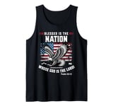 Blessed Is The Nation Whose God Is the Lord Psalm 33:12 Tank Top