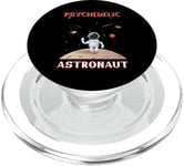 Funny Psychedelic Astronaut Astronomy Moon Cosmos Galaxy PopSockets PopGrip pour MagSafe