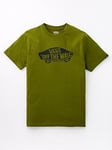 Vans Kids Style 76 T-shirt - Green, Green, Size S=7-8 Years