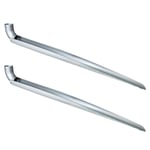 Mr Flowout - Flera Varianter Vattenavrinning Dräneringsränna Silver, 2-pack