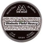 Air Arms DIABLO FIELD PLUS HEAVY .22 5.52mm Air Rifle Gun Pellets 18gn 500 Tin