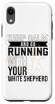 iPhone XR Runner with White Shepherd Case