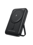 Choetech B743 10000mAh 20W PD magnetic powerbank with stand (black) Nødlader - Svart - 10000 mAh