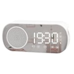 LED Digital Alarm Clock with FM Radio and Bluetooth Speaker, 3 Levels6746