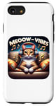 Coque pour iPhone SE (2020) / 7 / 8 Meeow-Vibes Casque pour chat