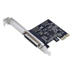 Parallellport DB25 25Pin PCIE Riser Card LPT-skrivare till PCI-E för Express Conver