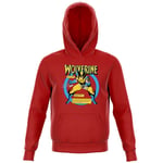 X-Men Wolverine Bio Kids' Hoodie - Red - 3-4 ans