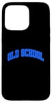 Coque pour iPhone 15 Pro Max Graphique bleu royal Old School Royal Blue Graphic