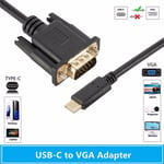 To VGA Adapter USB 3.1 to VGA Cable USB C to VGA Converter Type C to VGA Cable