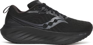 Saucony Women's Triumph 22 Triple Black, 37.5