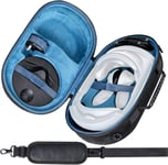 Housse Étui Case Pour Meta Quest Pro/Meta Quest 3 Casque De Réalité Virtuelle Vr Meta Quest Pro/Meta Quest 3 Boîtier Sac(Sac Seulement)(Bleu Noir)