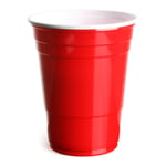 Röda Partymuggar - American College Party Cups
