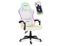 Huzaro Force 4.4 Rgb, Pc Gaming Stol, 130 Kg, Bøtte (Vugge) Sete, Polstret Ryggstøtte, Racing, Universal