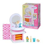 BABY Born Bath Hand Wash Basin - High-quality Accessories with Lights/Sound Effects For Toddlers - Includes Toothbrush, Mug, Dispenser, Plug & Towel - Batteries Required - Suitable from 3 Years