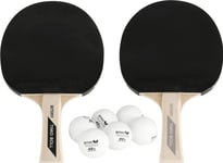 Butterfly Ping Pong Racketer Butterfly Boll 2 Racketer + 6 Baller