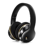 Wireless Headphone,Active noise canceling headphones with Microphone Deep Bass Bluetooth Over-Ear Headphones,HI-Res Subwoofer Foldable. (Black)