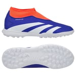 adidas Predator League Laceless TF Advancement - Lucid Blue/Vit/Röd Barn - Turf (TF), storlek 34