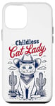 Coque pour iPhone 12 mini Chat Cowboy sans enfant Cat Lady For Kamala Election Voting