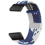 Punottu Kellon ranneke Garmin Fenix 8 (51mm) - Bluewhite