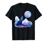 Wolf Howling At The Moon Wildlife Wolves Lovers Men Design T-Shirt