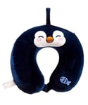 Puckator Coussin de Voyage Relaxeazzz Peluché Mémoire de Forme -Adoramals Nico Le Pingouin