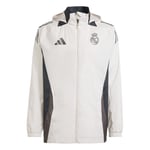 Real Madrid Jakke Tiro 24 All Weather EU - Putty Mauve/Grå/Grå - adidas, størrelse 3XL