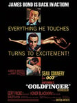 Pyramid International James Bond Goldfinger Excitement, Large Canvas