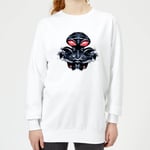 Aquaman Black Manta Sea At War Women's Sweatshirt - White - L - Blanc