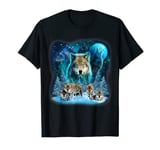 Wolf Howling At The Moon Wolves Wild Animals Wolfpack T-Shirt