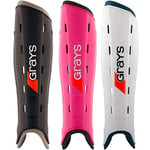 Grays G60 Hockey Shin Pads Protection (Pink/Black, Medium)