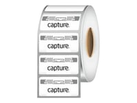 Capture - Permanent Häftning - Vit - 99 X 105 Mm 1000 Etikett (Er) (1 Rulle/Rullar X 1000) Box - Rfid-Etiketter