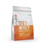 PhD Nutrition Diet Whey Low Calorie Protein Powder, Low Carb, High Protein Lean Matrix, Salted Caramel Diet Whey Protein Powder, High Protein, 80 Servings Per 2 kg Bag