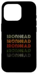 Coque pour iPhone 16 Pro Love Heart Ironhead Tee Grunge Vintage Style Ironhead Noir