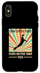 iPhone X/XS One of us two plays better than you Frisbee Disc Golf Case