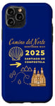 Coque pour iPhone 11 Pro Camino Del Norte 2025 Saint-Jacques-de-Compostelle