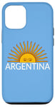 Coque pour iPhone 12/12 Pro Drapeau de l'Argentine - Soleil de l'Argentine - Maillot de sport