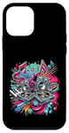 Coque pour iPhone 12 mini Cool Urban Hip Hop Rock Musique streetwear graffiti DJ graphique