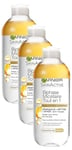 Garnier - SkinActive - Solution Micellaire Biphase Tout En Un - Tous Types De Peaux Même Sensibles - Format 400 Ml (Lot de 3)