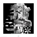 Star Wars Rogue One (Stormtrooper Smoke) 40 x 40cm Art Print