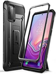 SUPCASE UB Pro Series Designed for Samsung Galaxy S20 Plus Case / S20 Plus 5G Case (2020 Release), Dual Layer Rugged Holster & Kickstand Case Without Built-in Screen Protector (Black) - 4.7 inches