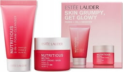 Kann Estee Lauder_Set Skin Grumpy, Get Glowy Näringsrikt Ansiktstvättskum 30Ml + Face Creme 15Ml